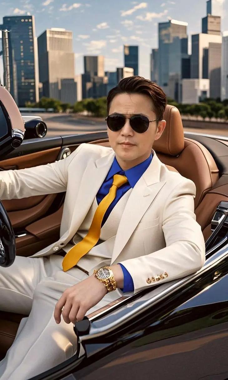 男人有钱图片
