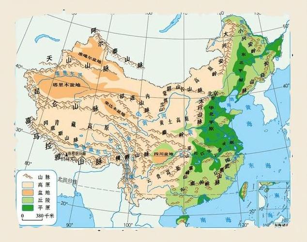 中国的五大山脉