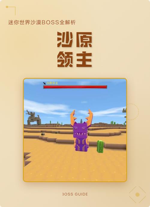 迷你世界如何打沙漠领主图标