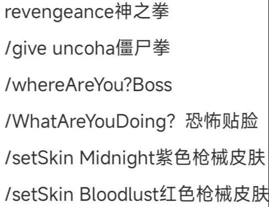 沙盒仇恨神拳代码是什么