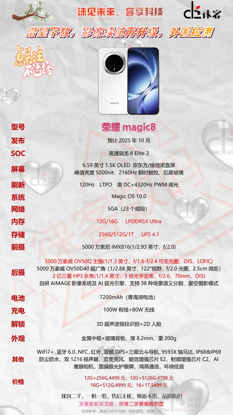 荣耀30pro+相机参数