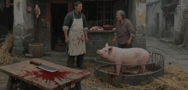 血污猪肉