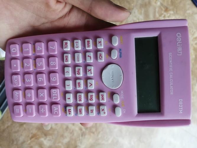 得力学生d82专用计算器各个英文按钮