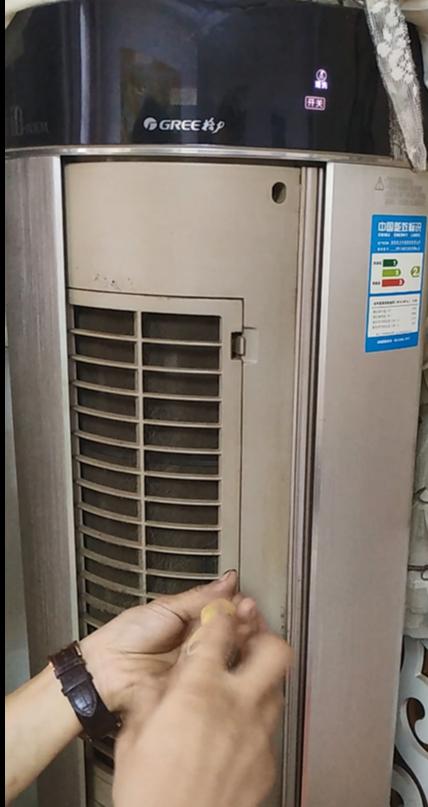 格力圆柱过滤网怎么拆