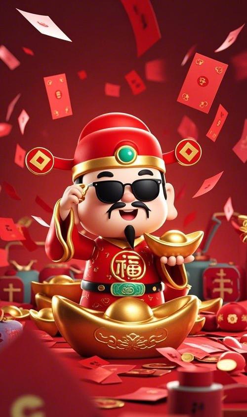 财神锁屏图片大全