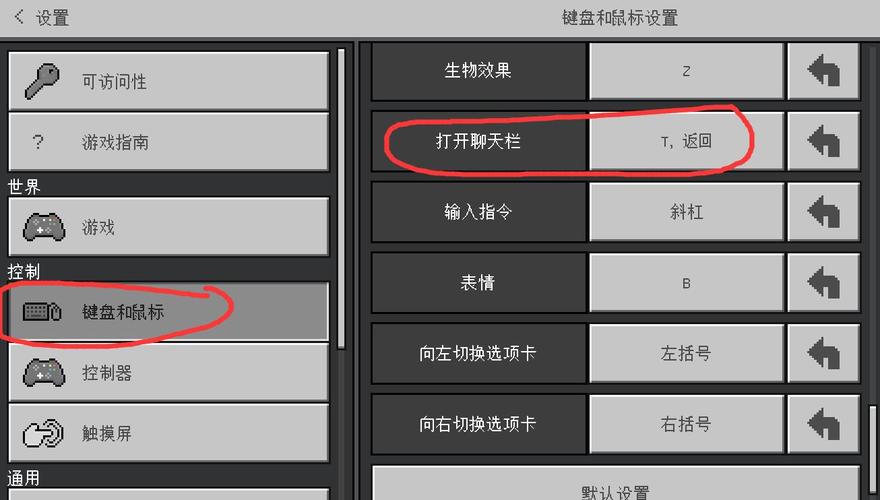 我的世界打开聊天栏适用按哪个键截图