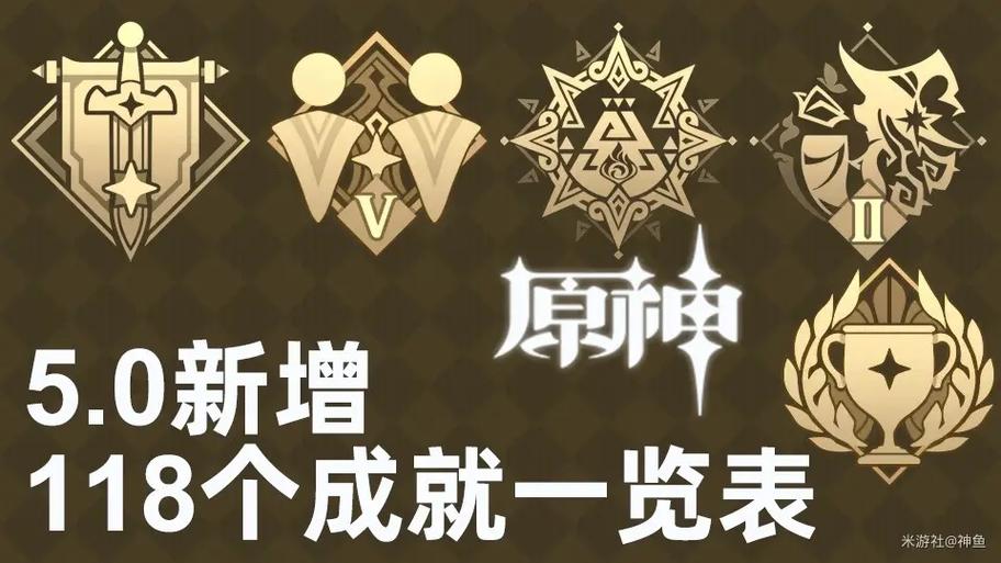 原神成就一共多少个