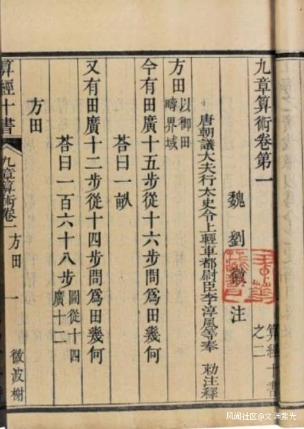 田亩面积计算方法