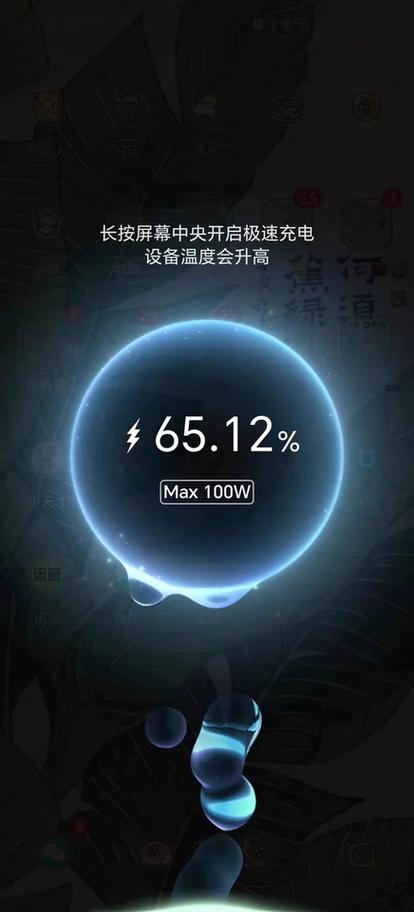 开启极速快充