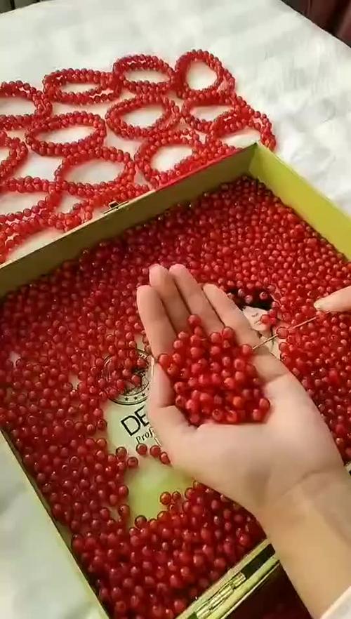 在家做手工赚钱串珠子