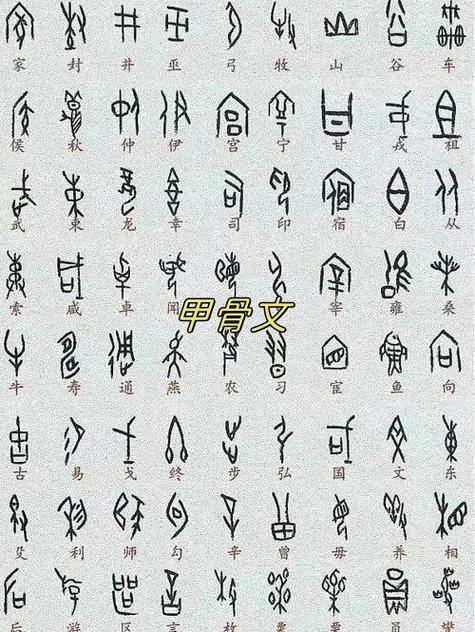 刻字甲骨文怎么写