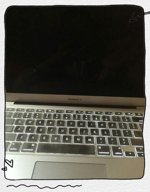 mac一直黑屏截图