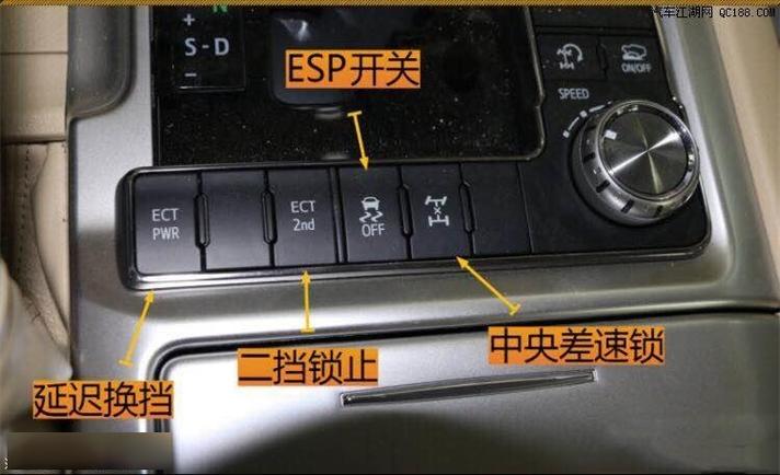 丰田酷路泽防滑模式