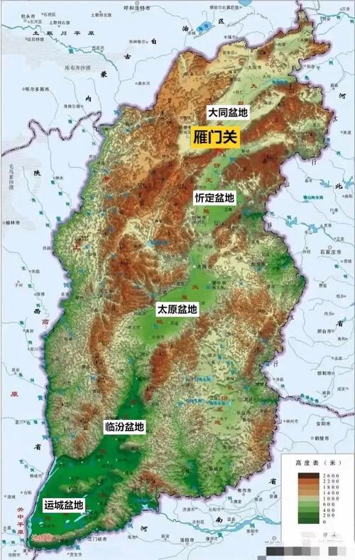 雁门关在山西的位置