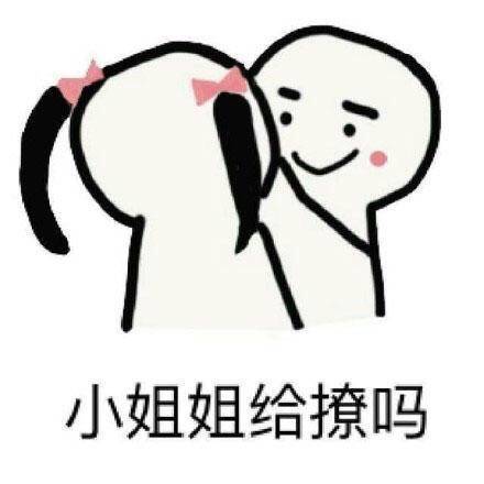 撩小姐姐的表情包最火截图