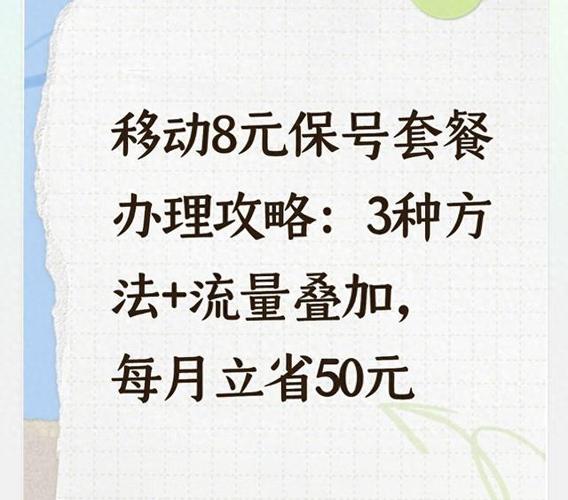 8元保号套餐是什么意思