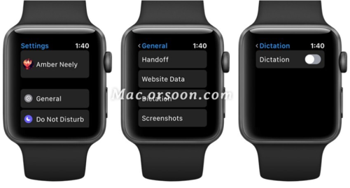apple watch 关闭语音播报