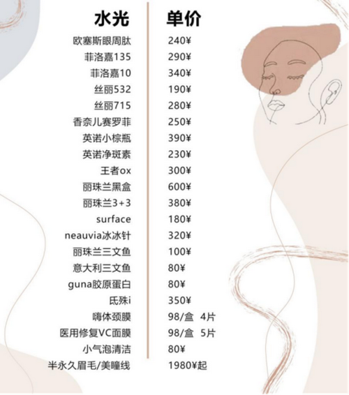打水光针一次一般多少钱