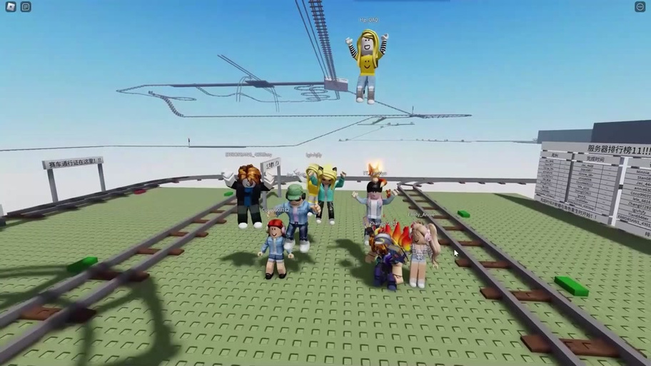 杰克和乐儿玩roblox游戏