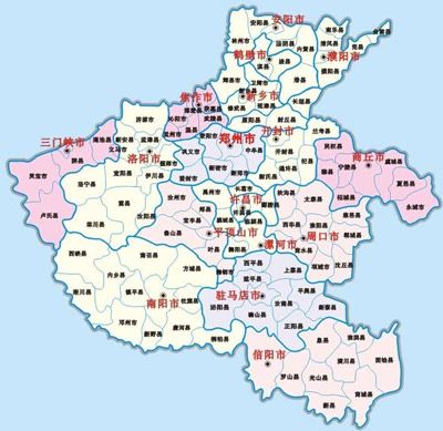 河南地图详细地图缩略图