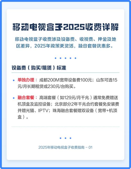 自己买电视盒子移动还收费吗