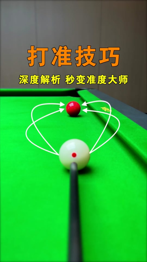 台球瞄准技巧图解