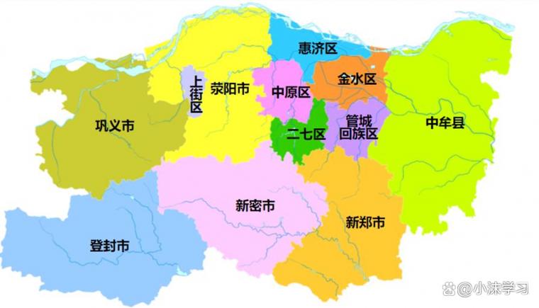 登封市行政区划图缩略图
