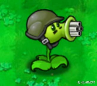 植物大战僵尸2机枪豌豆