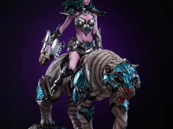 暗夜精灵女猎人截图