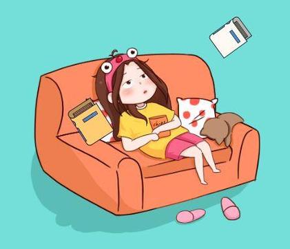 疫情期间在家生活的漫画