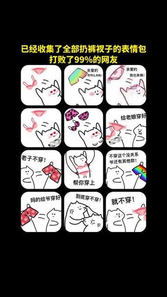 丢裤衩子表情包截图