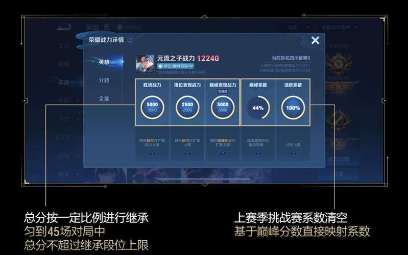 荣耀战力的计算方式截图