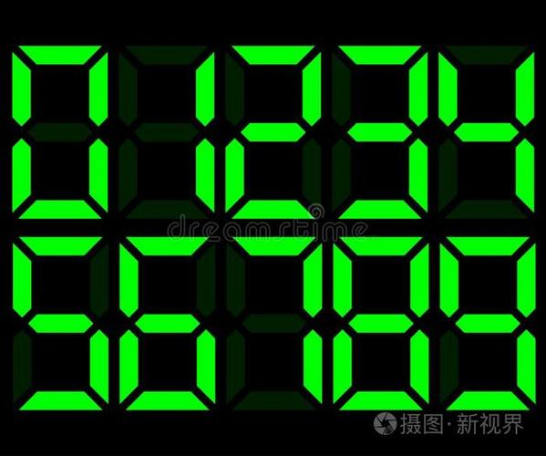 电子表底色变成绿色图标