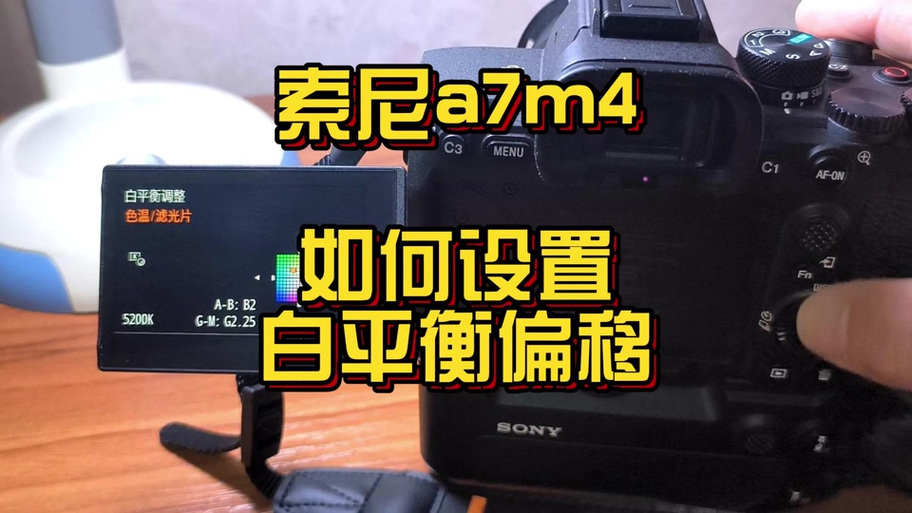 索尼自定义白平衡设置图标