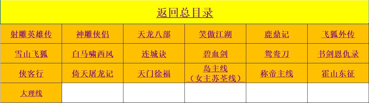 金庸群侠传5爱与死攻略