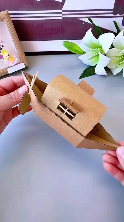 废纸盒做手工简单小制作截图