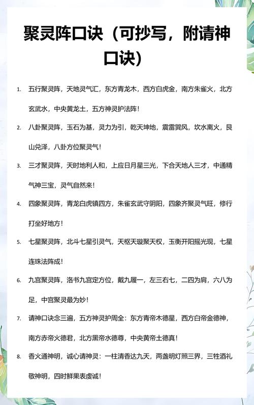 聚灵阵的建造方法图标