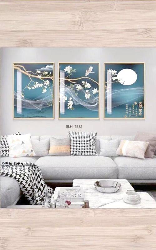 沙发背景画挂多高合适图标