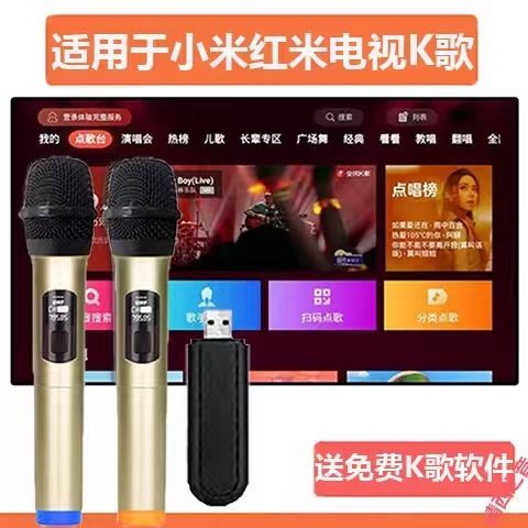 小米电视k歌麦克风图标