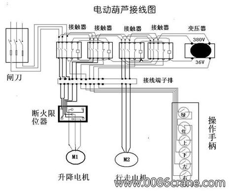 三相电动葫芦手柄接线图