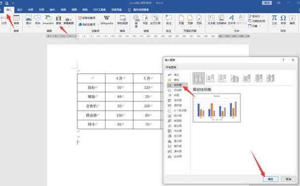 word制作图表截图