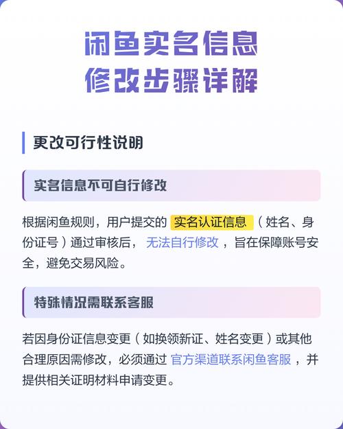 闲鱼可以更改实名吗缩略图