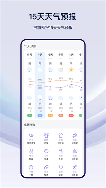 带天气预报的早安心语什么软件