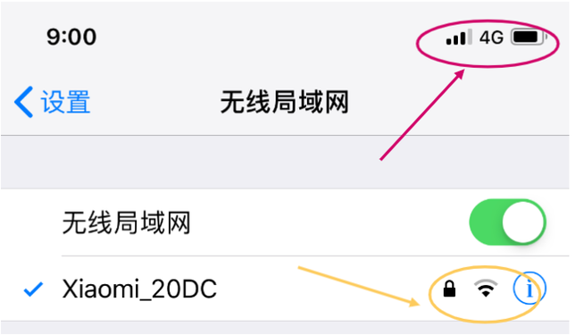 为什么连着wifi显示4g