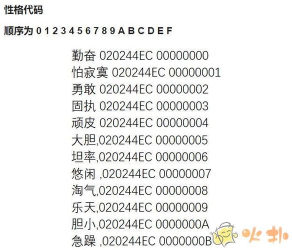 究极之日性格金手指