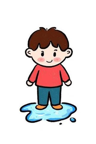 如何画尿裤子的人
