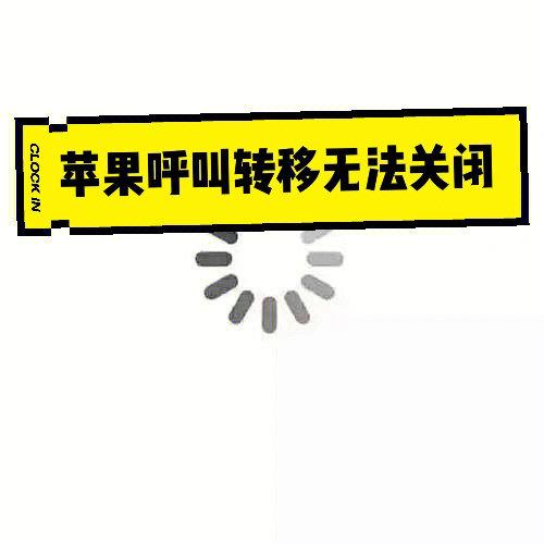 网络响应异常,无法设置呼叫转移