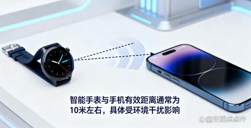 手表和手机离多远有效