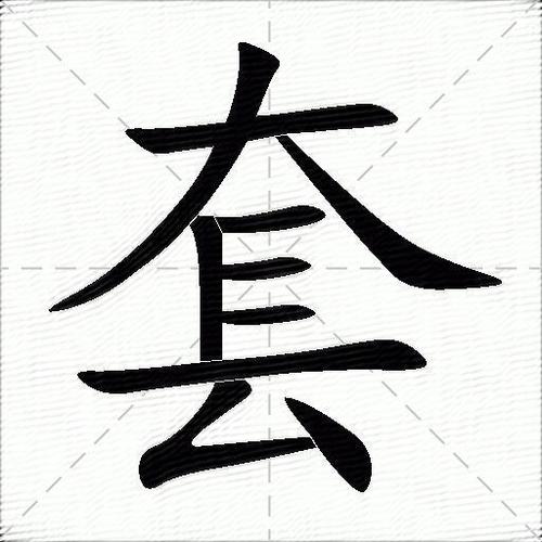 套上组词对吗