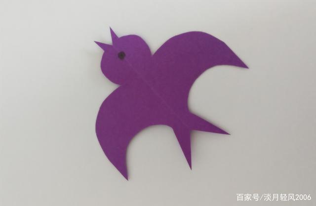 手工卡纸剪小鸟截图
